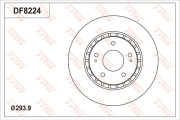 DF8224 Brzdový kotouč TRW