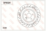 DF8324S Brzdový kotouč TRW