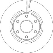 DF8375SR Brzdový kotouč SPS TRW