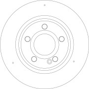 DF8679S Brzdový kotouč TRW