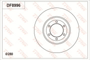 DF8996 Brzdový kotouč TRW