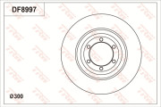 DF8997 Brzdový kotouč TRW