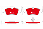 GDB1546DTE Brzdové destičky DTEC COTEC TRW