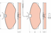 GDB1760 Brzdové destičky TRW