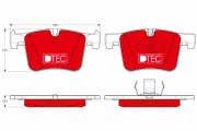 GDB1942DTE Brzdové destičky DTEC COTEC TRW