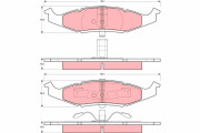 GDB4006 Brzdové destičky TRW