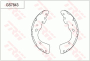 GS7843 TRW sada brzdových čeľustí GS7843 TRW