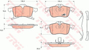 GTD1143 Souprava brzd, koutocova brzda TRW