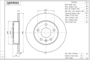 Q6R906S Brzdový kotouč Premium Advics AISIN