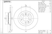 Q6R976S Brzdový kotouč Premium Advics AISIN