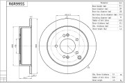 R6R995S Brzdový kotouč Premium Advics AISIN