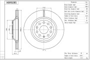 X6R928S AISIN brzdový kotúč X6R928S AISIN