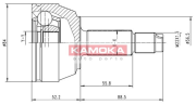 6514 Sada kloubů, hnací hřídel KAMOKA