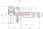 6658 Sada kloubů, hnací hřídel KAMOKA