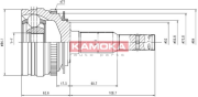 6746 Sada kloubů, hnací hřídel KAMOKA