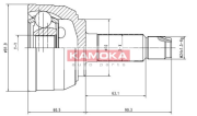 6950 Sada kloubů, hnací hřídel KAMOKA