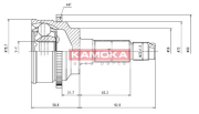 7044 Sada kloubů, hnací hřídel KAMOKA