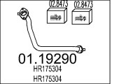 01.19290 Výfuková trubka MTS