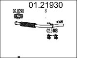 01.21930 Výfuková trubka MTS