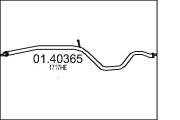 01.40365 Výfuková trubka MTS