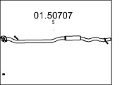 01.50707 Střední tlumič výfuku MTS