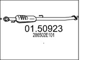 01.50923 Střední tlumič výfuku MTS