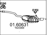 01.60631 Zadní tlumič výfuku MTS