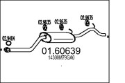 01.60639 Zadní tlumič výfuku MTS