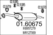 01.60675 Zadní tlumič výfuku MTS