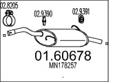01.60678 Zadní tlumič výfuku MTS