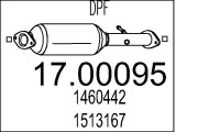 17.00095 Filtr sazových částic, výfukový systém MTS