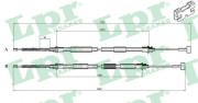C0235B Tažné lanko, parkovací brzda LPR
