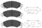 KBP-8508 Sada brzdových destiček, kotoučová brzda KAVO PARTS