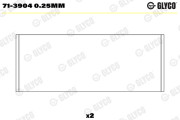 71-3904 0.25mm Ojniční ložisko GLYCO