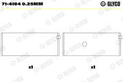 71-4104 0.25mm Ojniční ložisko GLYCO