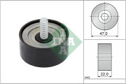 532 1001 10 Vratná/vodicí kladka, klínový žebrový řemen Schaeffler INA