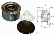 535 0069 10 Schaeffler INA voľnobeżka alternátora 535 0069 10 Schaeffler INA