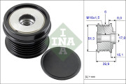 535 0252 10 Schaeffler INA voľnobeżka alternátora 535 0252 10 Schaeffler INA