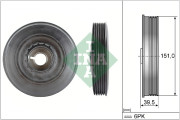 544 0090 10 Řemenice, klikový hřídel Schaeffler INA