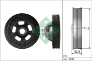 544 0144 10 Řemenice, klikový hřídel Schaeffler INA