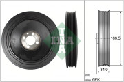 544 0150 10 Řemenice, klikový hřídel Schaeffler INA