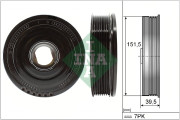 544 0177 10 Řemenice, klikový hřídel Schaeffler INA