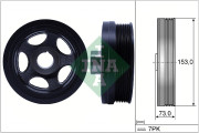 544 0183 10 Řemenice, klikový hřídel Schaeffler INA