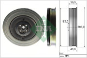 544 0503 10 Řemenice, klikový hřídel Schaeffler INA