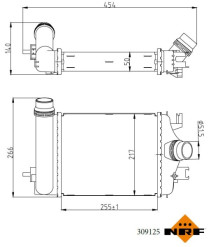 309125 Chladič turba NRF