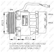 32040G Kompresor, klimatizace GENUINE NRF