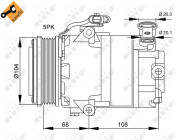 32082 Kompresor, klimatizace EASY FIT NRF