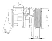 32092G Kompresor, klimatizace NRF