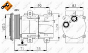 32110G Kompresor, klimatizace EASY FIT NRF