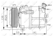 32191 Kompresor, klimatizace EASY FIT NRF